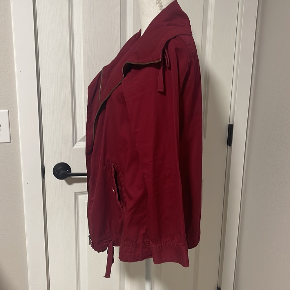 Rubbish Red Utility Jacket - Picture 2 of 3